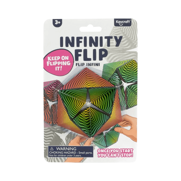 infinity flip fidget in packaging-fun fidgets