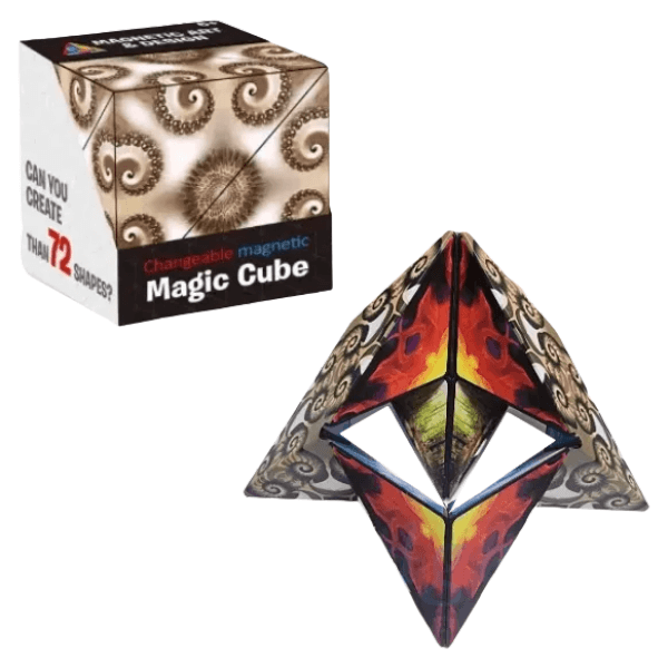 paisley Changeable Magnetic Magic Cube-fun fidgets