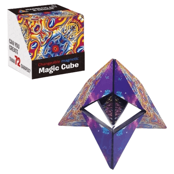 vivid Changeable Magnetic Magic Cube-fun fidgets