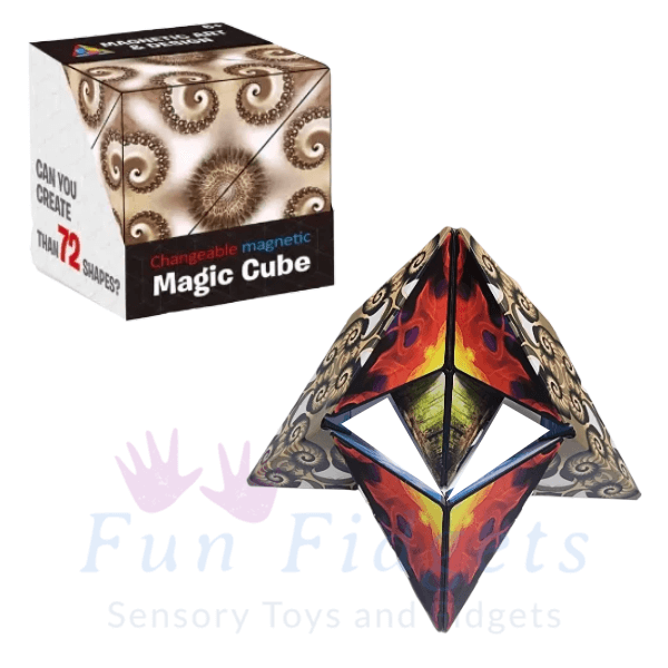 paisley Changeable Magnetic Magic Cube-fun fidgets