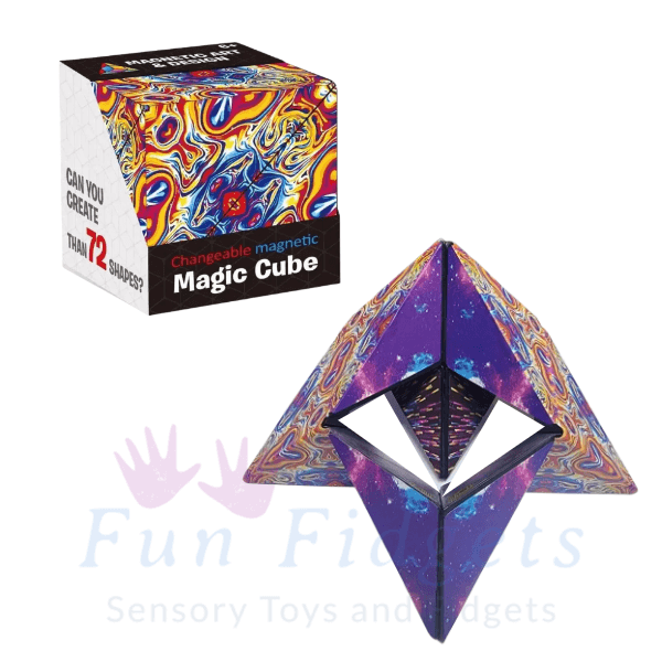 vivid Changeable Magnetic Magic Cube-fun fidgets