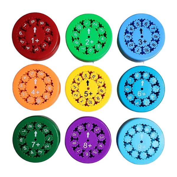 Math Fidget Spinner Set Fun Fidgets Sensory Toys and Fidgets