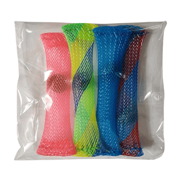 mesh and marble fidget shown packaged as a 4 pack-fun fidgets