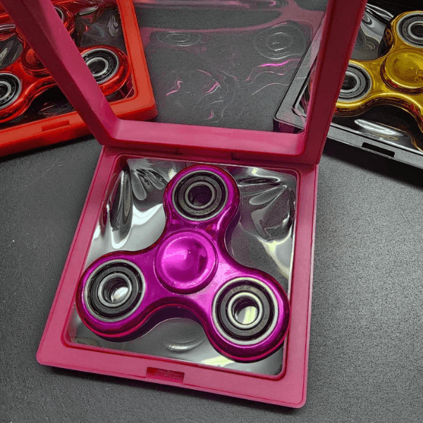 metallic fidget spinners-fun fidgets