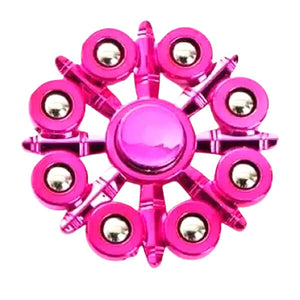 Metallic Fidget Spinner with Metal Balls