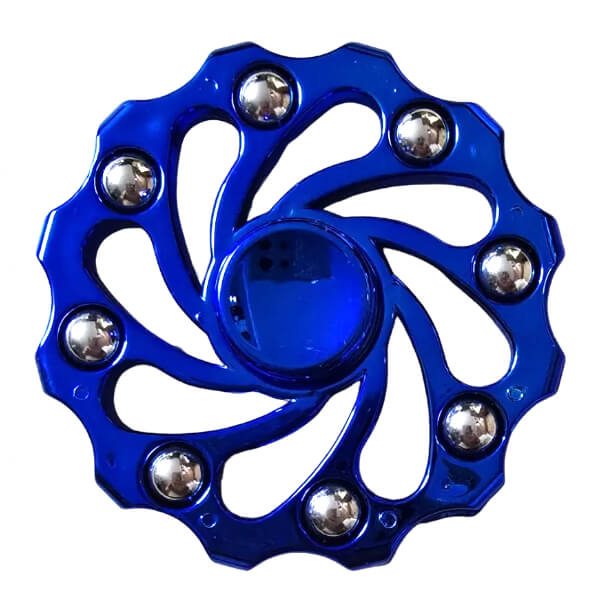 Metallic Fidget Spinner with Metal Balls