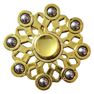 Metallic Fidget Spinner with Metal Balls