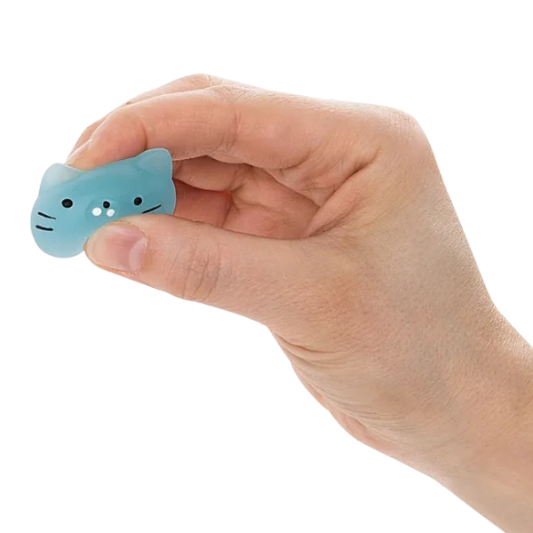 mochi animal squishy being squeezed-fun fidgets