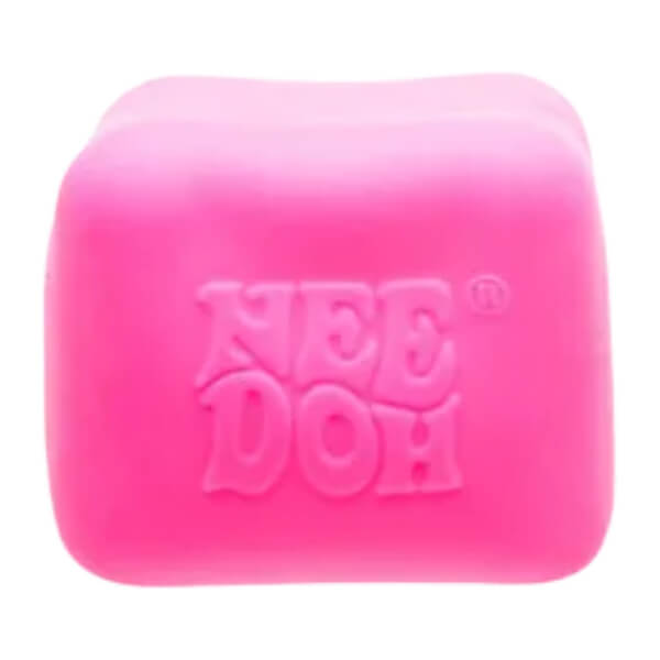 pink  nee doh glow nice cube-fun fidgets