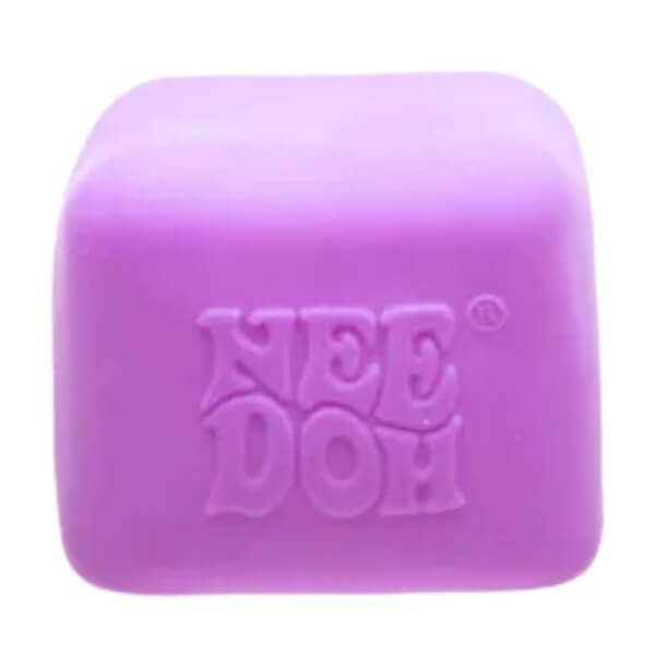 purple  nee doh glow nice cube-fun fidgets