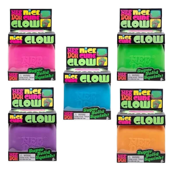 Nee Doh Nice Cube-Glow