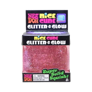 NeeDoh Nice Cube Glitter & Glow
