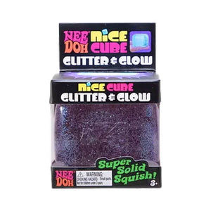NeeDoh Nice Cube Glitter & Glow