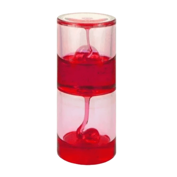 large red sensory sensations ooze tube-fun fidgets