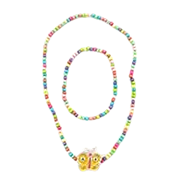 picky pad beads made into a necklace and a bracelet-fun fidgets