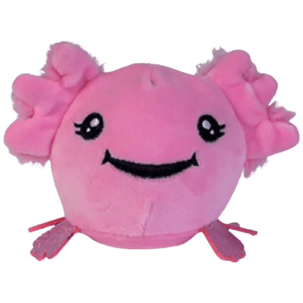 pink Plush Ball Jellies-Axolotl-fun fidgets