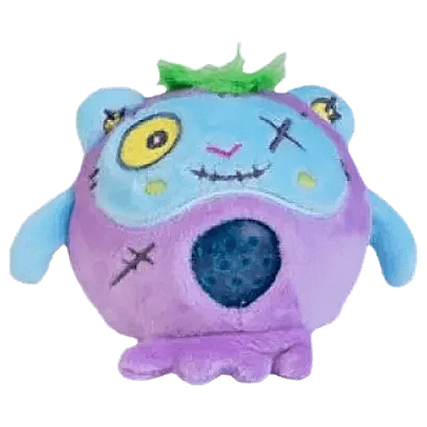 purple/blue Plush Ball Jellies-Creepy Cuties-fun fidgets