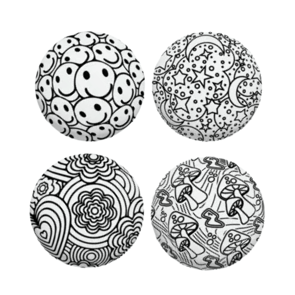 press-doh nee doh balls x 4-fun fidgets