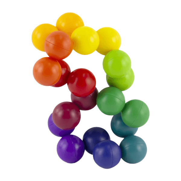 rainbow fidget puzzle balls-fun fidgets