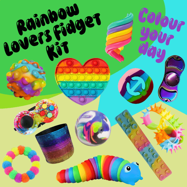 rainbow lovers fidget kit-fun fidgets