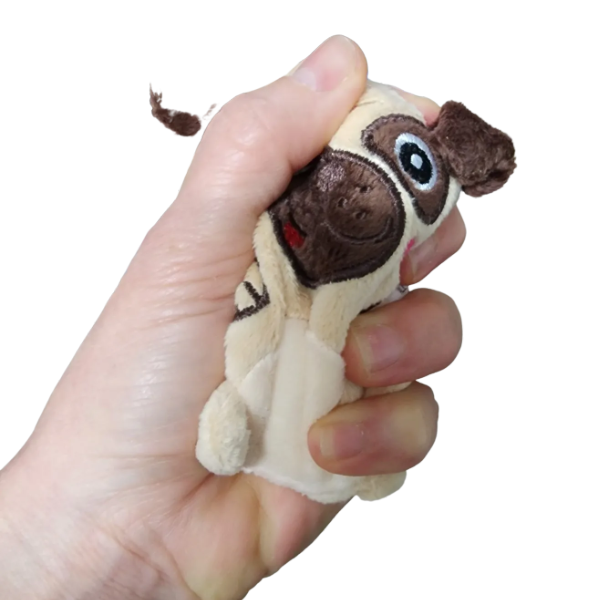 pug sandbaggers sensory pal being squeezed-fun fidgets