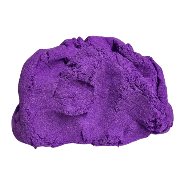 a mound of purple sensory cotton sand-fun fidgets