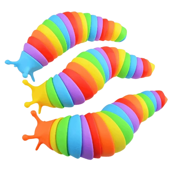 rainbow sensory slug fidget-fun fidgets