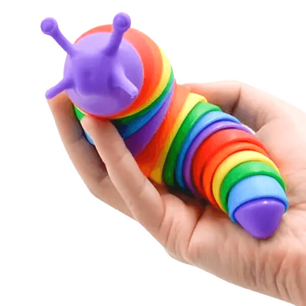 Sensory Slug Fidget-Rainbow