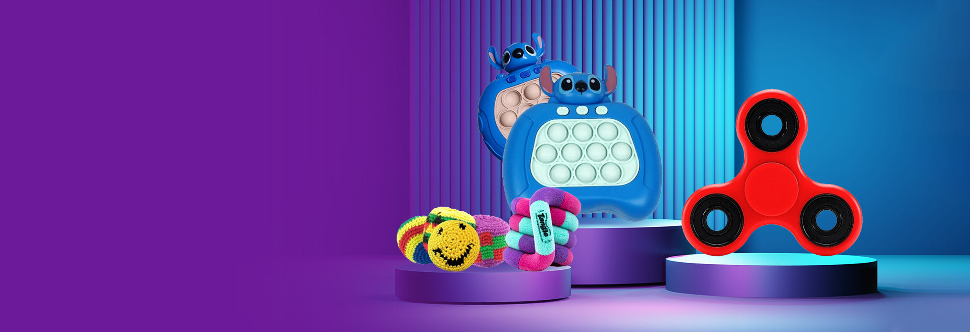 Sensory Toys Banner-Fun Fidgets