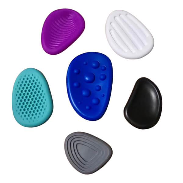 Textured Worry Stones-6pk