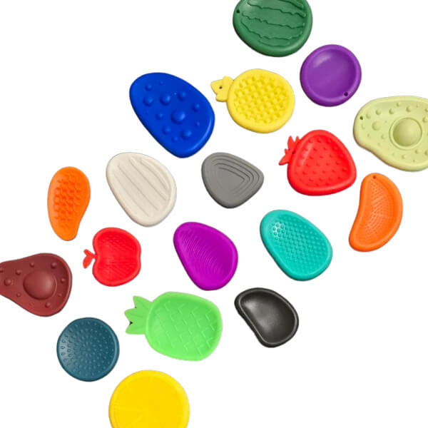 Textured Worry Stones-6pk