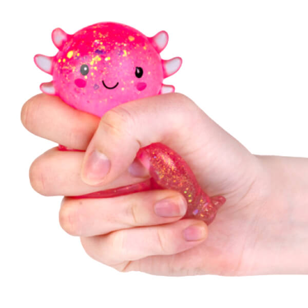 Smooshos Super Squeeze Glitter Axolotl