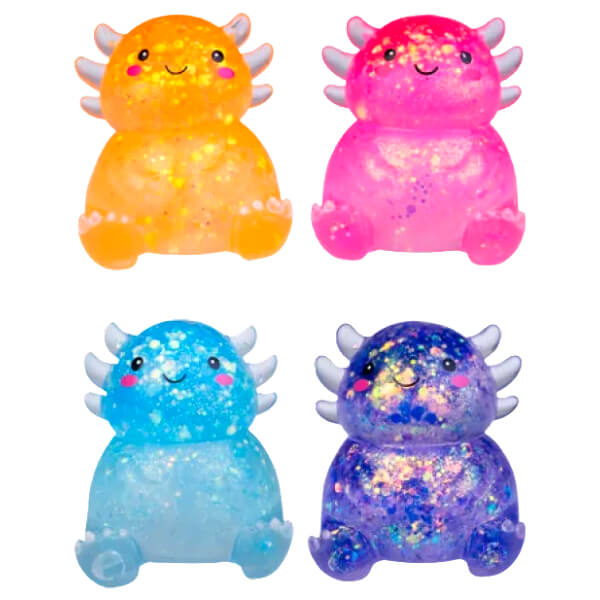 Smooshos Super Squeeze Glitter Axolotl