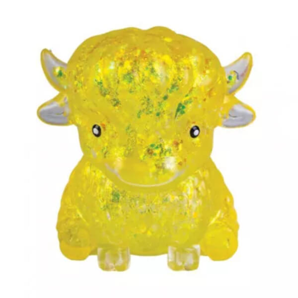 Smooshos Super Squeeze Glitter Highland Cow