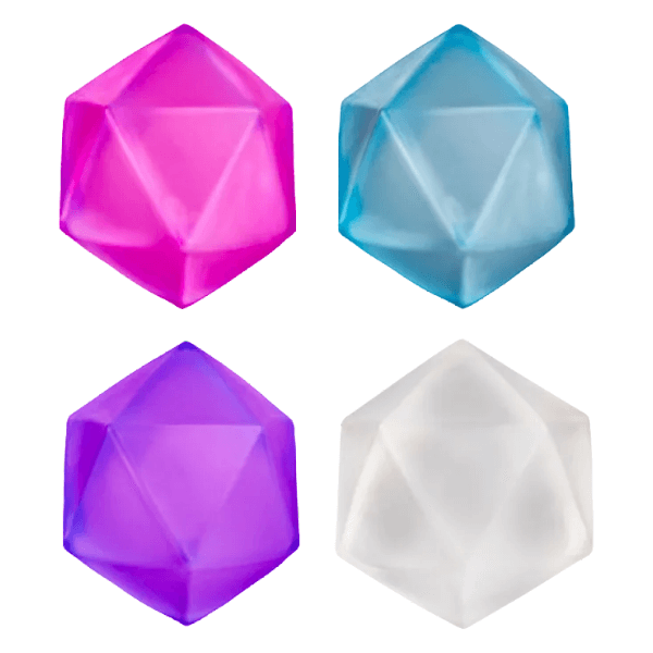Smooshos Polyhedron Sensory Jelly Cube