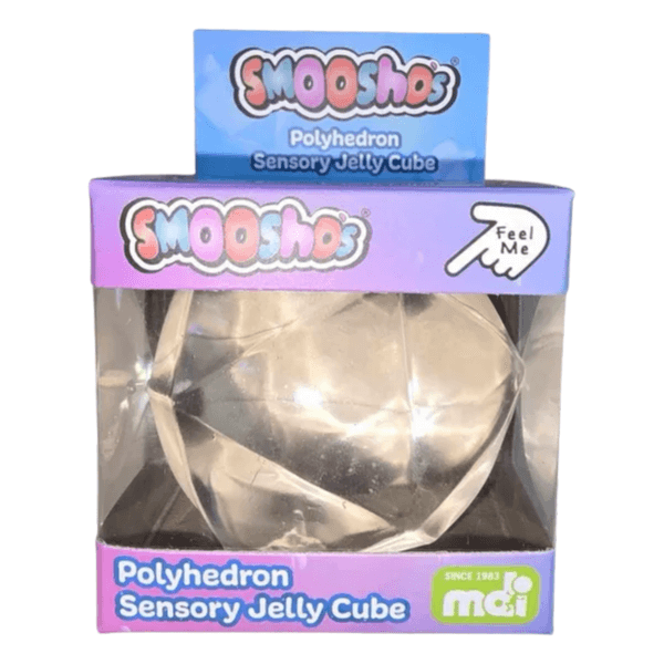 clear smooshos polyhedron jelly cube-fun fidgets