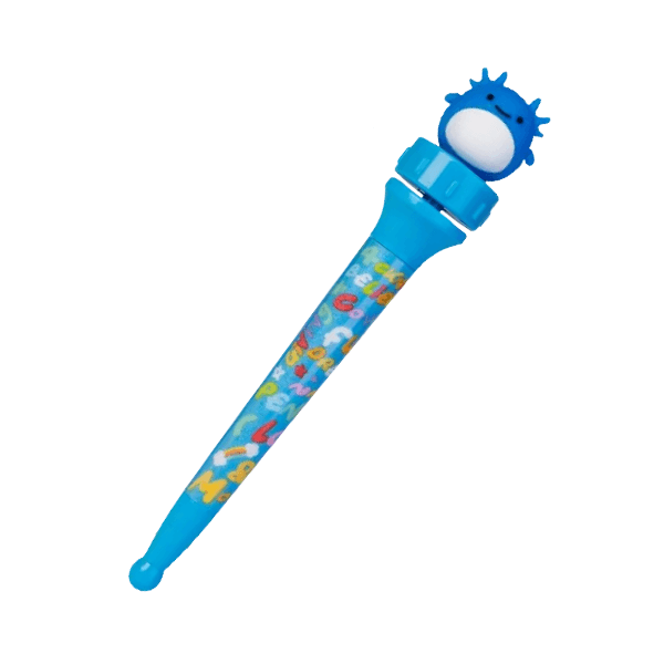 blue Spinning Axolotl Pen-fun fidgets