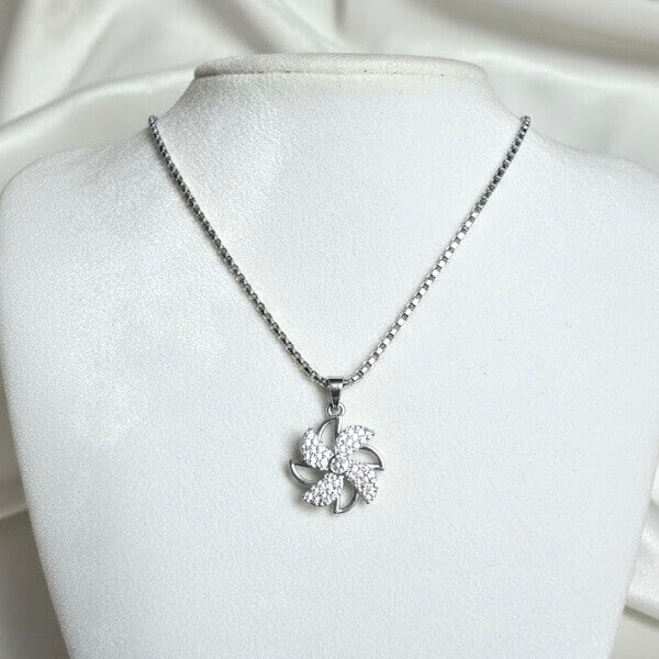 Spinning Fidget Necklace-Windmill