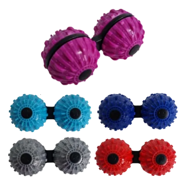 various colours of spinning massage balls-fun fidgets