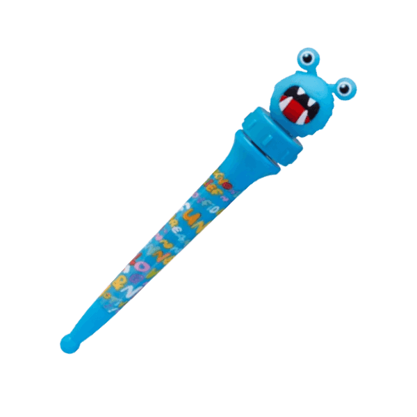 blue Spinning Monsterlings Pen-fun fidgets