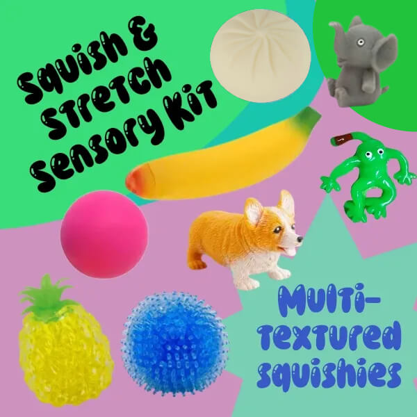 squish and stretch sensory kit-fun fidgets