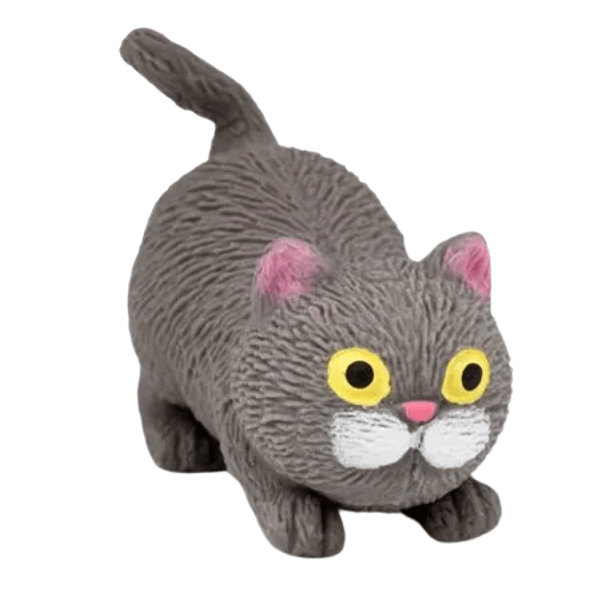 grey squishy stretch cat-fun fidgets