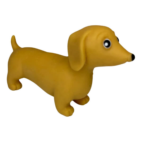 cream Squishy Stretch Dachshund-fun fidgets