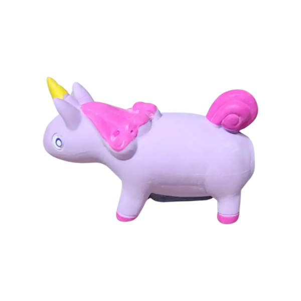  purple and pink squishy stretch unicorn-fun fidgets