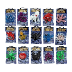 Sticky Novelty Creatures - Confezione Da 10 Giocattoli Appiccicosi Assortiti Per Feste E Bomboniere