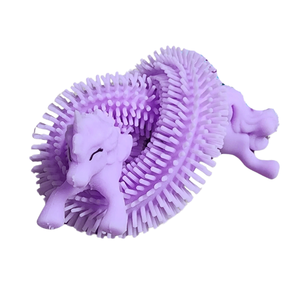 lilac unicorn stretchy animal noodle-fun fidgets