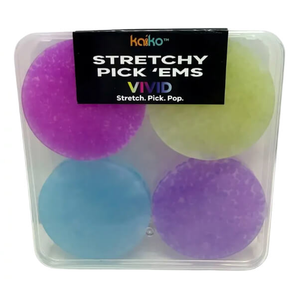 Vivid Stretchy Pick ’Ems-Set of 4