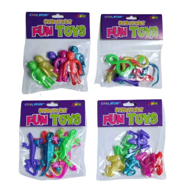 Stretchy store rubber toys