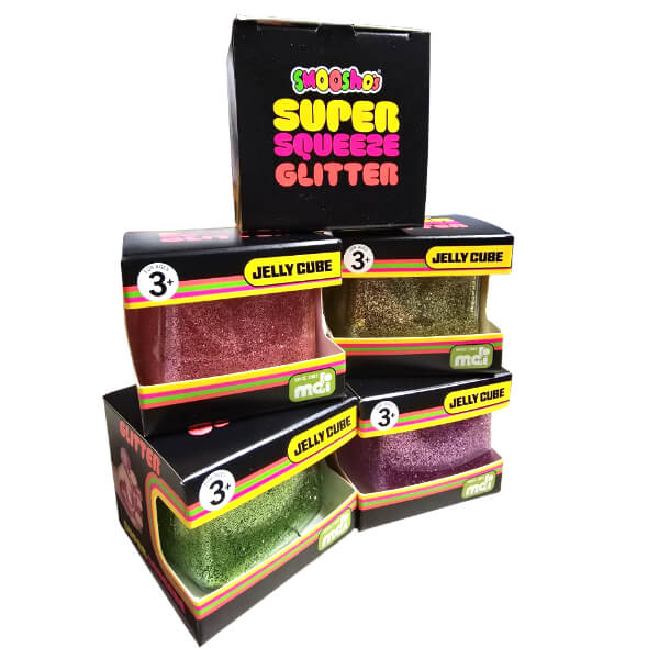 Smooshos Super Squeeze Jelly Cube-Glitter