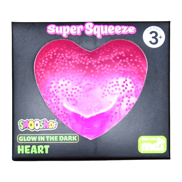 Smooshos Super Squeeze Glow in the Dark Heart